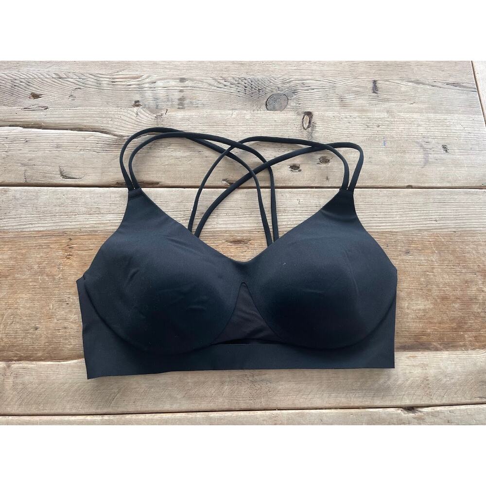 VSX Victoria's Secret Black SMALL DD Elevate Strappy Comfort Sport Bra